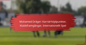 Mohamed Dräger: Karriärhöjdpunkter, Klubbframgångar, Internationellt Spel